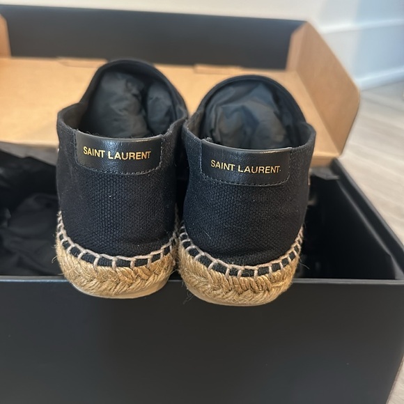 Saint Laurent Canvas Plato/Moon Plus Espadrille - Picture 3 of 4